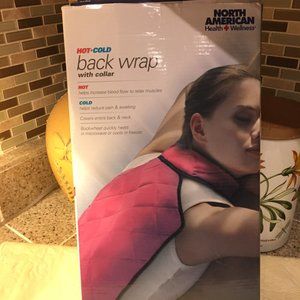 NIB North American Health & Wellness Hot + Cold Back Wrap with Collar